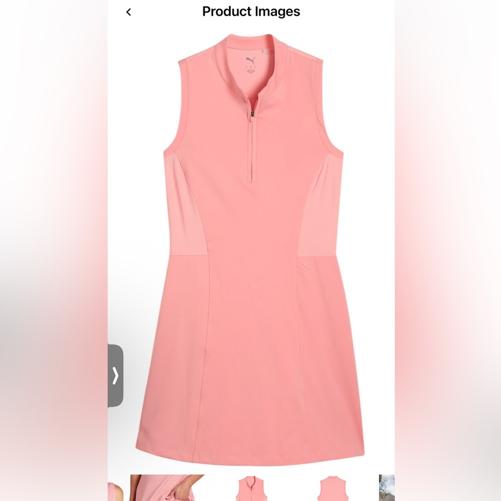 NWT Puma Aerlon Mock Neck Sleeveless Golf Tennis Dress Sz XL $100 - Picture 5 of 8
